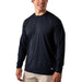 Men's Midnight Black Long Sleeve Go To Tee Shirt
