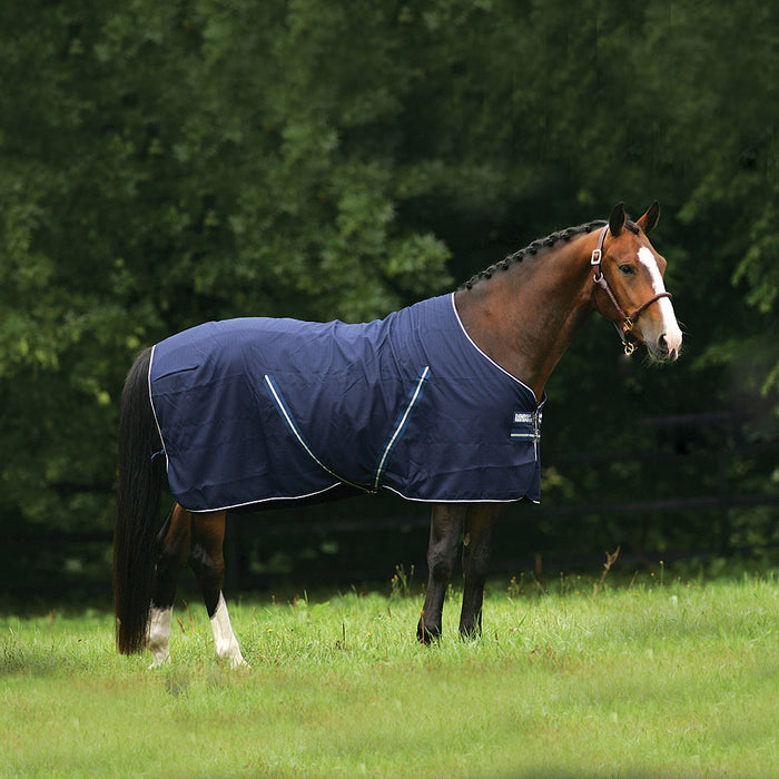 Navy and White Rambo Stable Horse Sheet