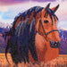 Horse Crystal Art Card Kit