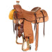 Natural Roughout Buckstitch 15.5in Tuscon Rancher Saddle