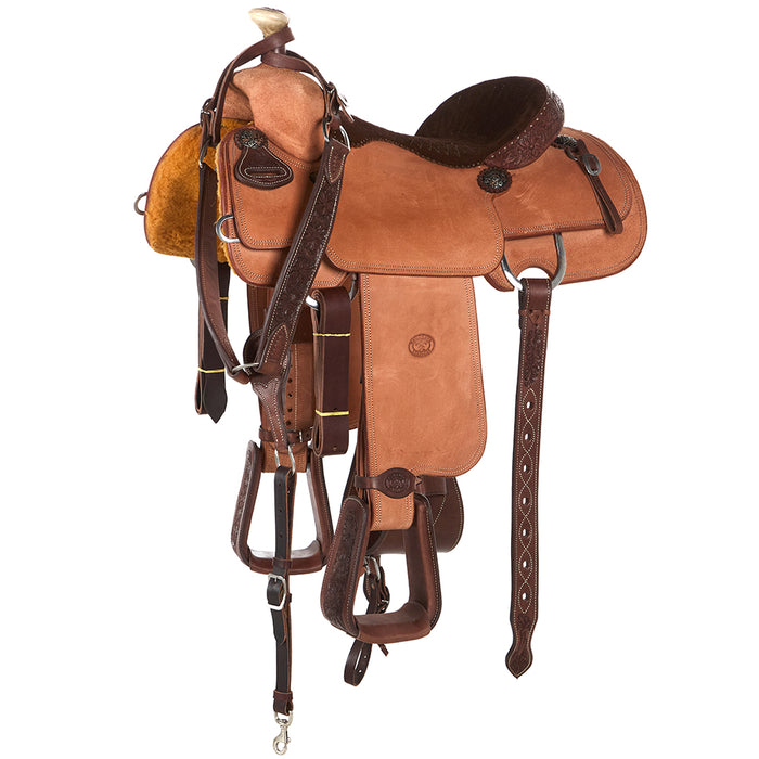 15in 1/8 Breed with Quilted Seat Team Roper