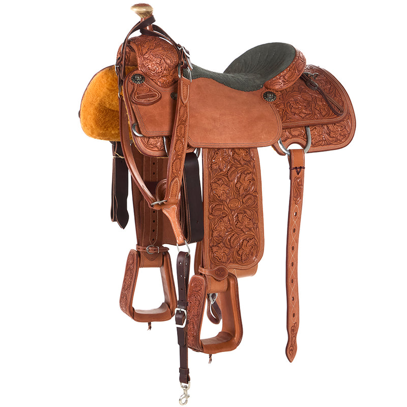 15.5in 7/8 Breed with Quilted Seat Team Roper