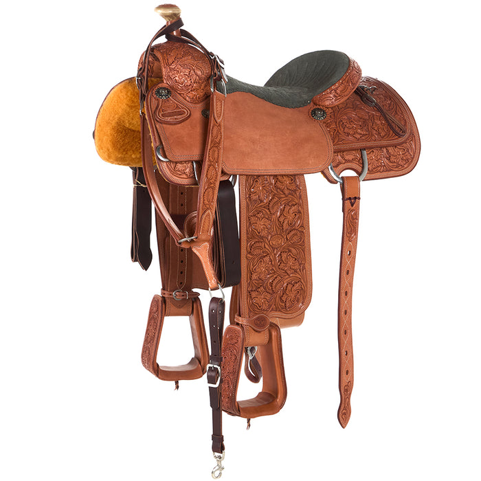 15.5in 7/8 Breed with Quilted Seat Team Roper
