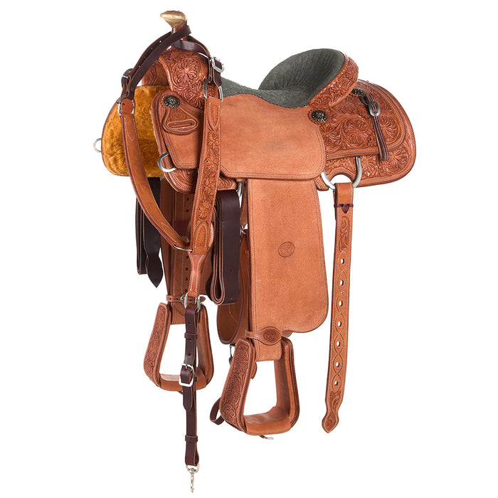 13.5in 3/4 Breed with Quilted Seat Team Roper