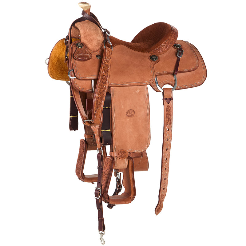 14in 1/16 Breed Quilted Seat Team Roper