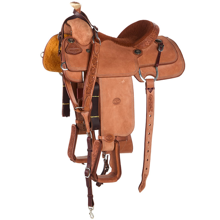 14in 1/16 Breed Quilted Seat Team Roper