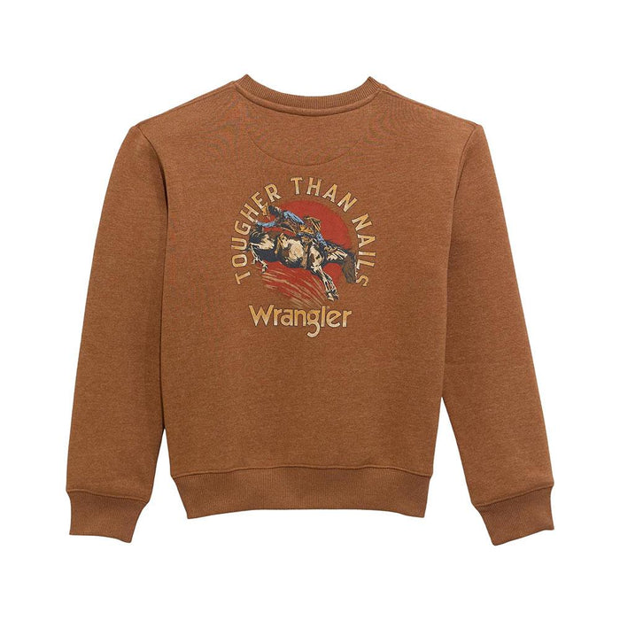 Boy's Mocha Tougher Than Nails Sweatshirt