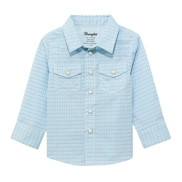Boy's Light Blue Long Sleeve Shirt