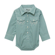 Boy's Turquoise Onesie