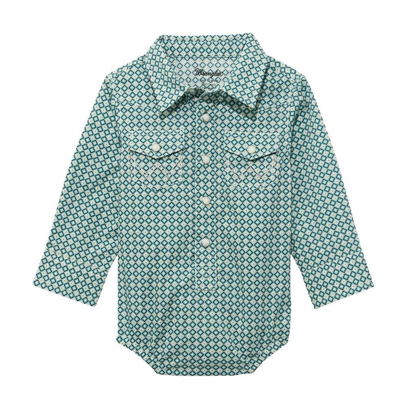 Boy's Turquoise Onesie