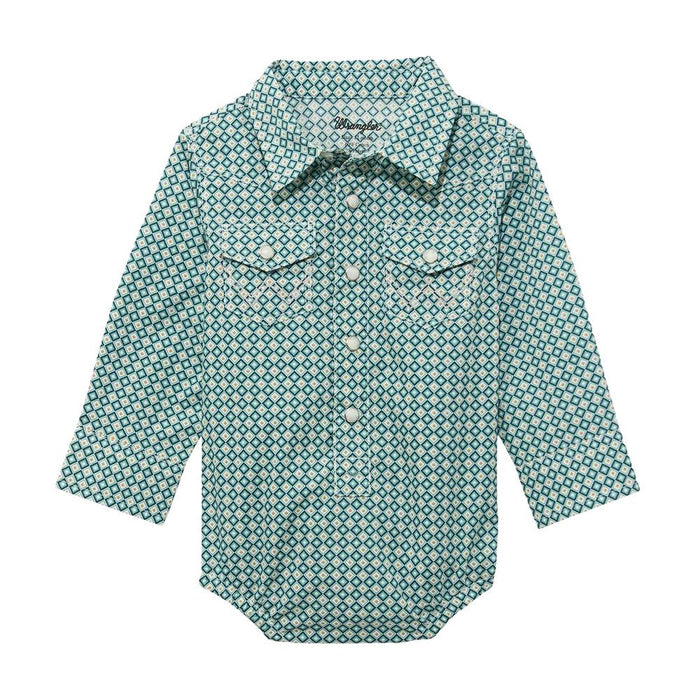 Boy's Turquoise Onesie