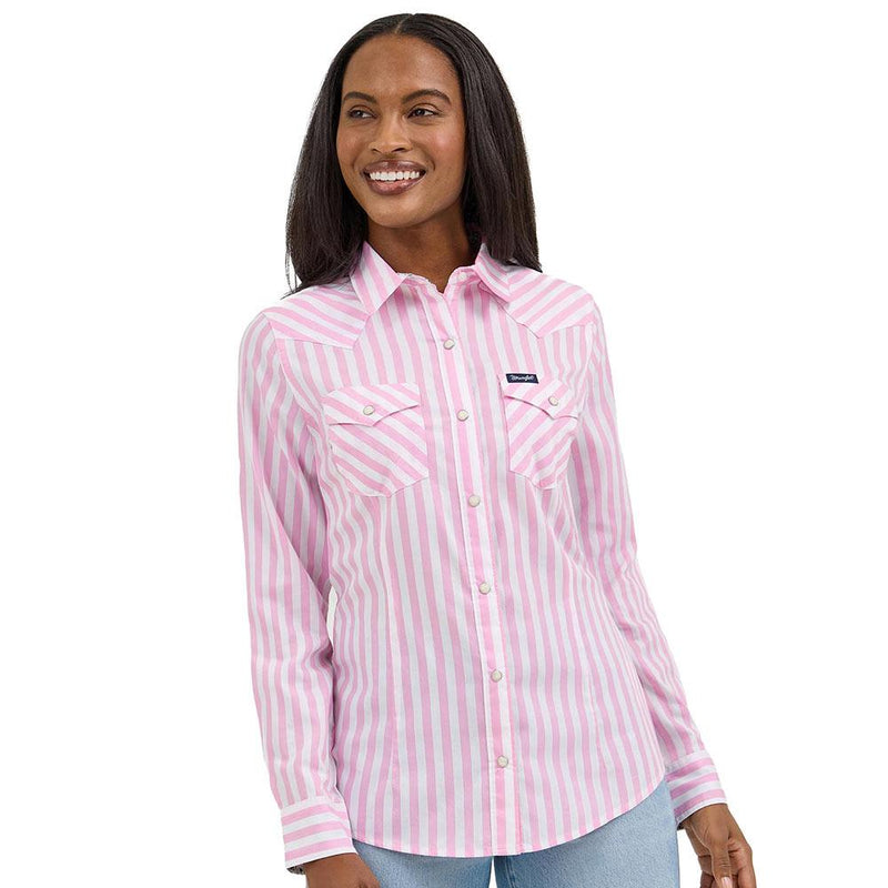 Wrangler Retro Pink Western Snap Shirt 2XL