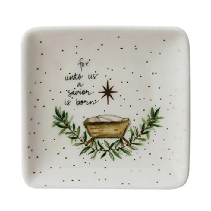 For Unto Us A Savior Is Born Dish
