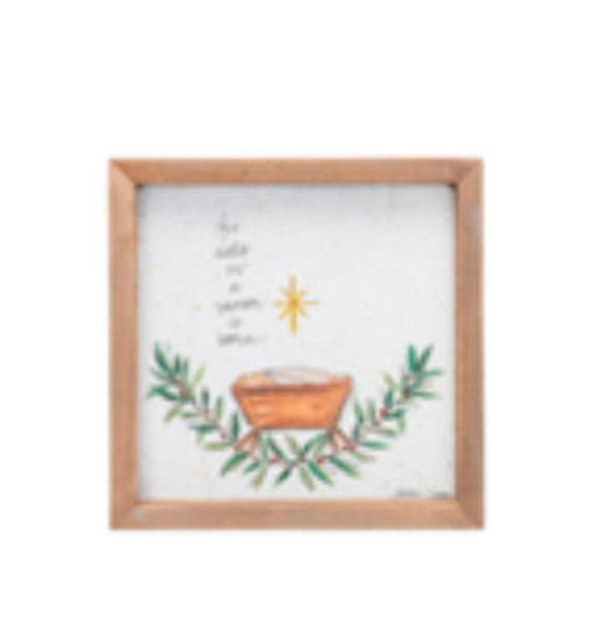 For Unto Us A Savior Is Born Framed Wall Decor