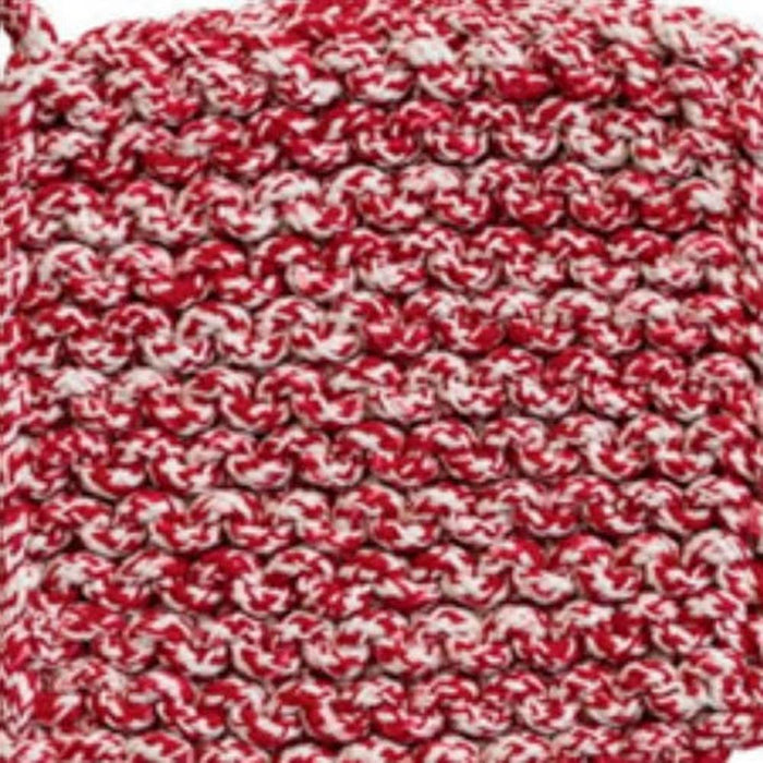 Red Melange Crocheted Pot Holder