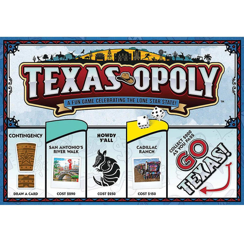 Texas-Opoly Board Game