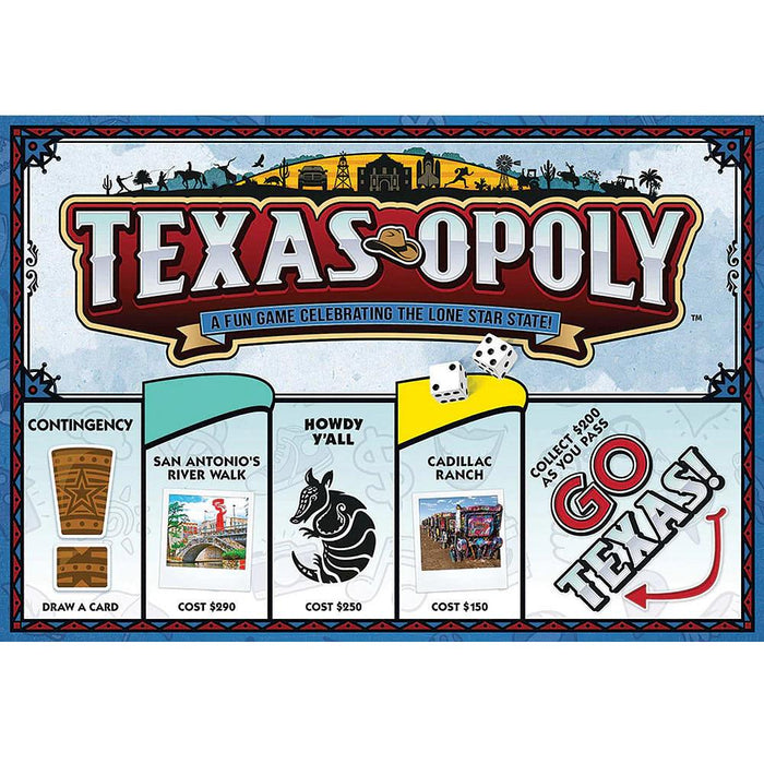 Texas-Opoly Board Game