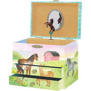 Horse Mical with Drawer Jewelry Box