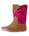 Infant Girls Paisley Western Boot Broad Square Toe