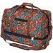 Teal Carved Duffle Bag