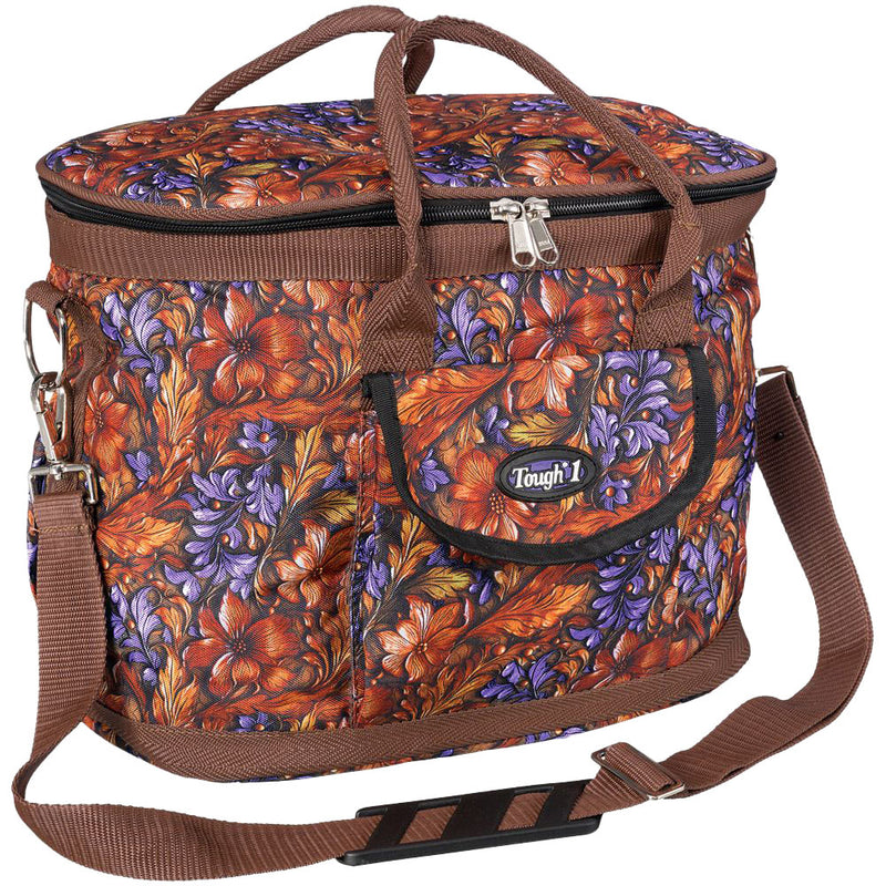 Purple Carved Grooming Tote Case
