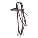 Oiled Browband Headstall with Tie Ends