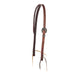 Premium Split Ear Headstall with Floral Heel Buckle