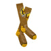 Bucking Cowgirl Tan Performance Crew Socks