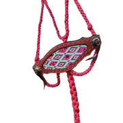 Pink Aztec Bronc Noseband Horse Halter