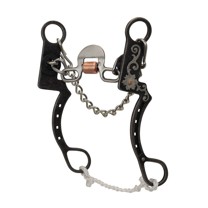 Desert Rose Horseshoe Spoon Chain Shank Bit