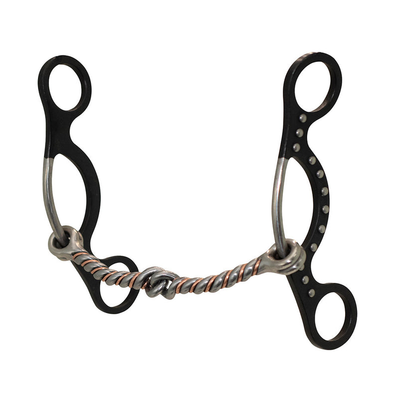 Classical Dot Twisted Wire Short Gag Bit
