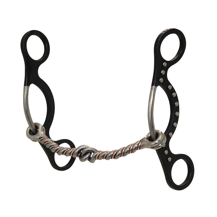 Classical Dot Twisted Wire Short Gag Bit