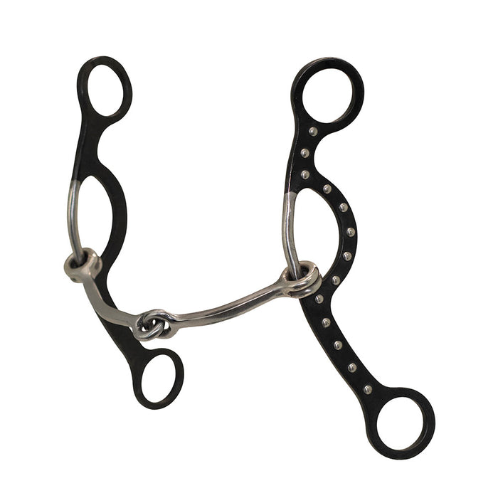 Classical Dot Square Snaffle Long Gag Bit