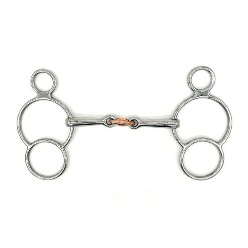 Double Jointed Copper Elliptical Two Ring 5.25