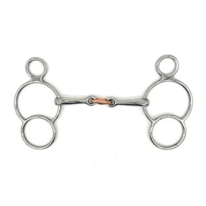 Double Jointed Copper Elliptical Two Ring 5.25