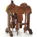 Used 15in 1/2 Breed Floral Tooled Team Roper