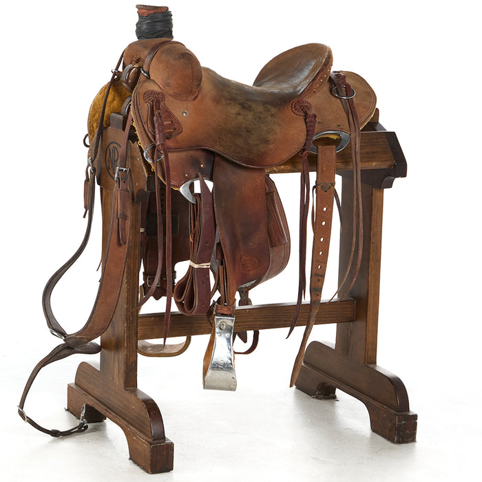 Used 15in Roughout In Skirt Ranch Roper