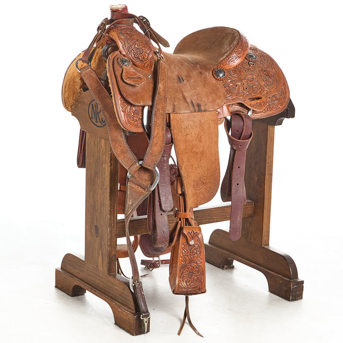 Used 14.5in 1/2 Breed Calf Roper