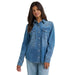 Women's Denim Snap Shirt