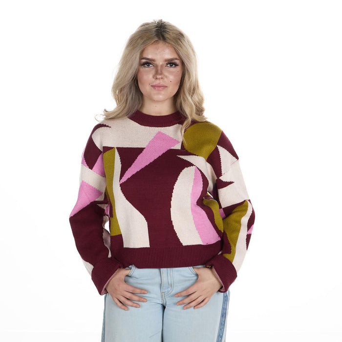 Women's Multi Pattern Sweater