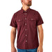 Men's Maroon Performance Western Shirt
