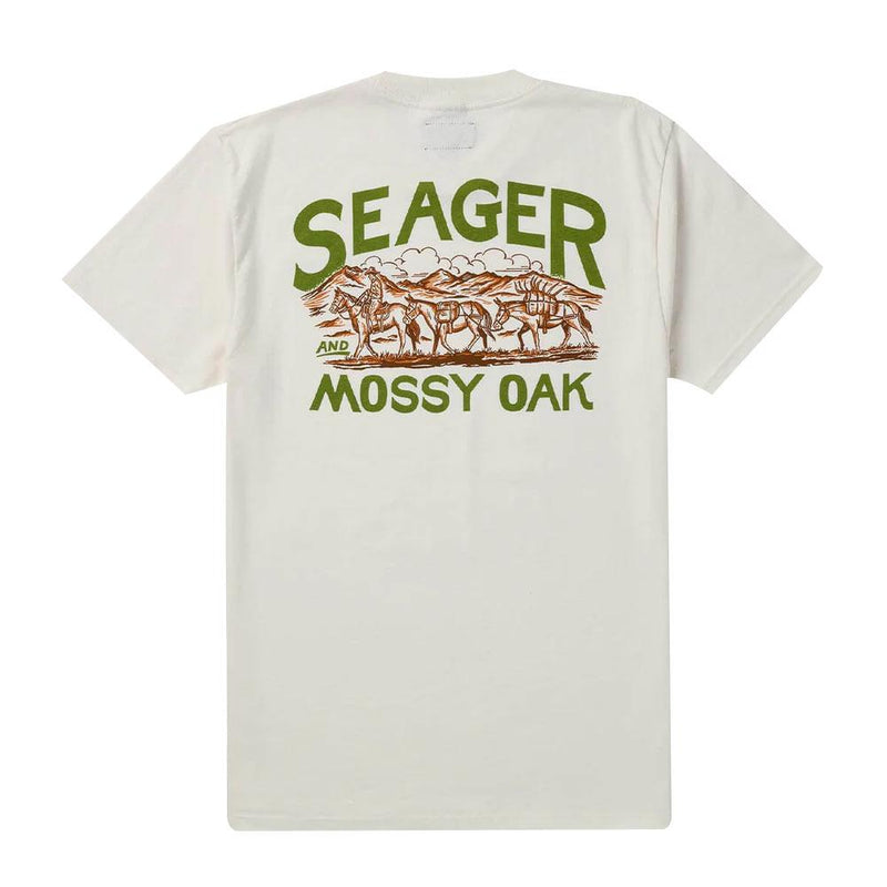 Men's Mossy Oak Pack Out White Tee Shirt