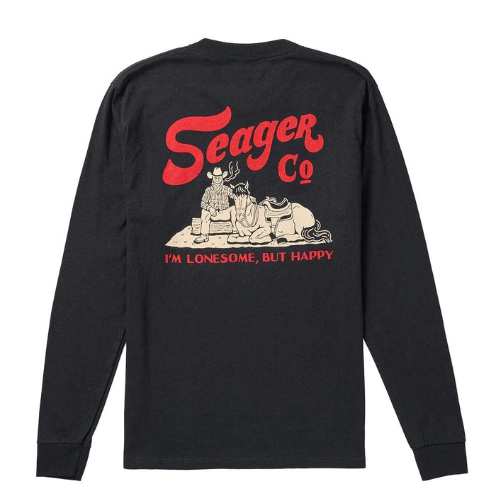 Men's Lonesome Black Tee Shirt