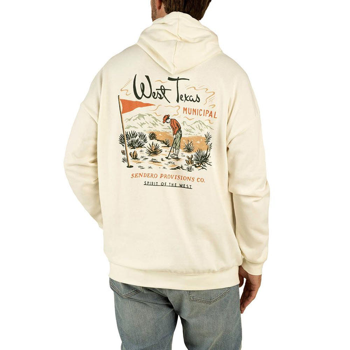 Men's Vintage White West Texas Municipal Hoodie