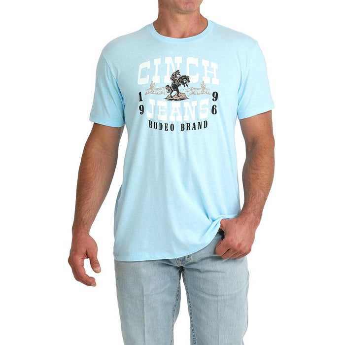 Men's Blue 1996 Rodeo Logo Tee Shirt