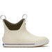 Women's Camp Fleece Lined Bone white Dark Olive Ankle Deck Boot