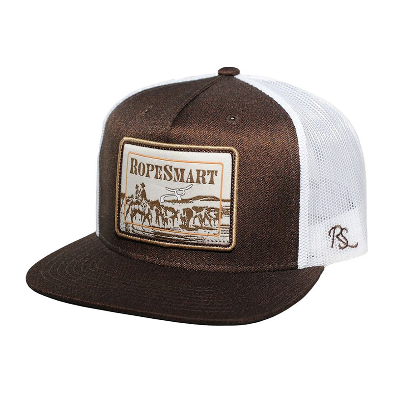 Brown Trucker Patch Cap