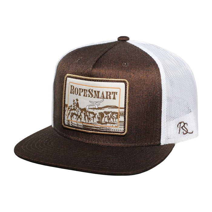 Brown Trucker Patch Cap