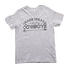 Girl's Chase Dreams Not Cowboys Grey Tee Shirt