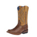 Kid's Quill Waxy Brown with Tan Leather Shaft Cutter Toe Boot